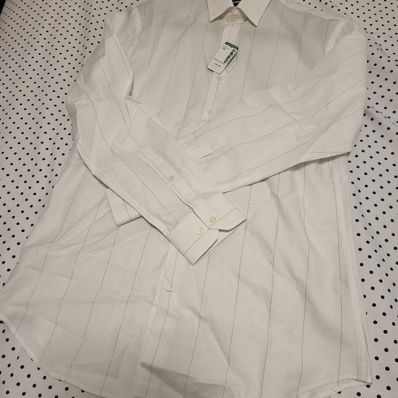 SIMONS Le31 Striped Dress Shirt - Picture 2 of 7